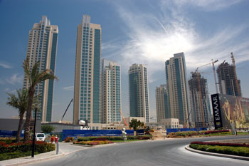 Сегодняшний Дубай застроен небоскребами